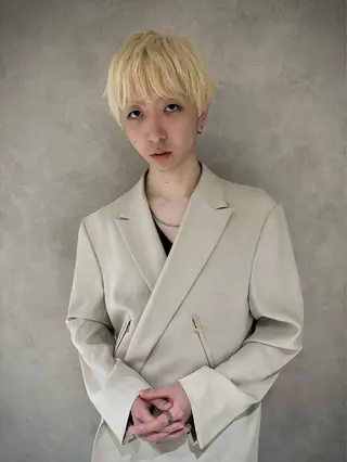 カラー メンズ 進藤 叶羽のヘアスタイル