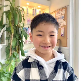 メンズ キッズ ヘアー    アンド  フェイス  Lien所属・橋口 千裕のヘアスタイル