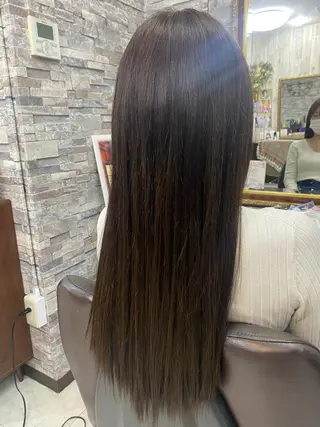 ミディアム 土屋朱理/ ハイトーンカラーのヘアスタイル