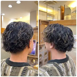 パーマ メンズスタイル 完全再現/仁翔のヘアスタイル