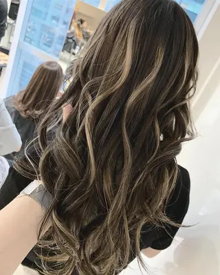 ロング カラー ヘアアレンジ ネイル マツエク・マツパ 髪質改善land千葉所属・阿部 圭悟のヘアスタイル