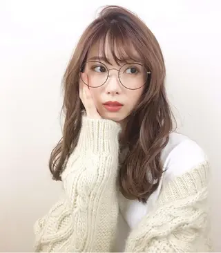 ロング 岡山 亮介のヘアスタイル