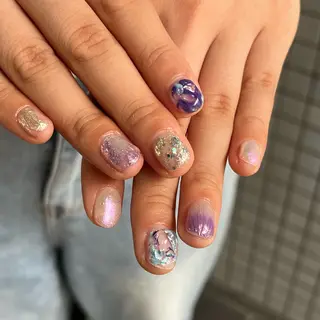 ネイル Hata nail 🎀個性派ニュアンスのネイルデザイン