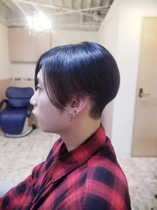 ミディアム パーマ メンズ FUGO harajuku所属・FUGO原宿【代表】 髪質改善/イイヌマのヘアスタイル