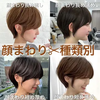 ショート ショートヘア くすみカラー、大場猛のヘアスタイル
