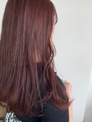 ロング カラー ベージュカラー🤎 鈴木サトミのヘアスタイル