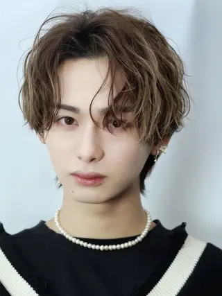 パーマ メンズ Kingdom元町店所属・ヘアメイク金坂 /カットカラー/のヘアスタイル