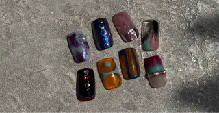 ネイル nail salon supe_所属・supe_ 八幡🐺*❅·̩͙のネイルデザイン