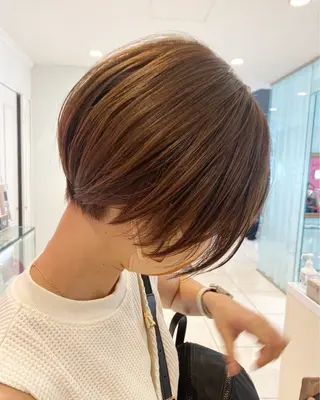 ショート カラー driP.　by HAVANA所属・パーマ / ボブ /ショート 谷口 陸のヘアスタイル