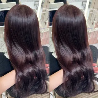 カラー misaki 💞 新宿/透明感カラーのヘアスタイル