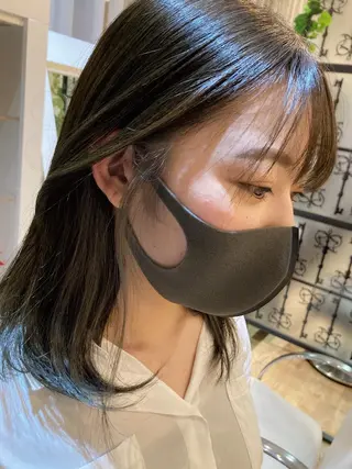 セミロング 松村 由莉香のヘアスタイル