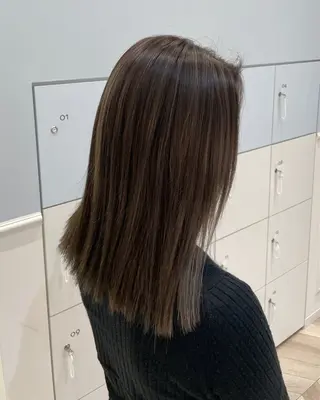 ミディアム 佐野 優斗のヘアスタイル
