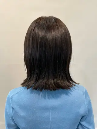 ミディアム カラー 🔆髪質改善 透明感 カラー🔆佐々木貴仁のヘアスタイル