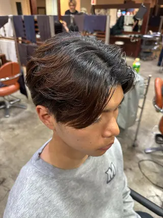 ミディアム メンズ 美容室BRAVE柏東口店所属・🍃メンズ募集🍃 酒井隼のヘアスタイル