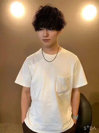 メンズ 韓国/レイヤー/艶髪 ルキアのヘアスタイル