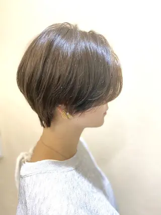 ショート 加藤 実穂のヘアスタイル