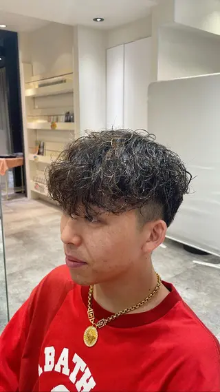 パーマ メンズ メンズカット/パーマ / ryo🐉のヘアスタイル