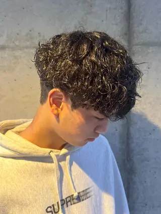 ショート パーマ メンズ Lond GULLMAN所属・高橋大和/ メンズ特化美容師のヘアスタイル