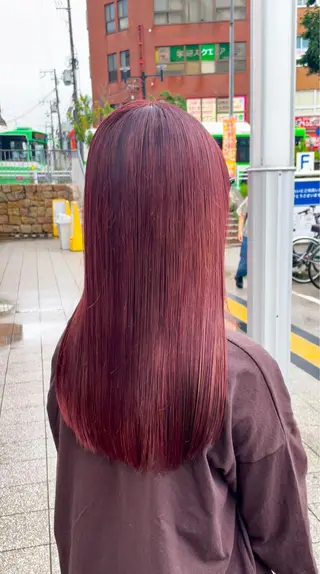 ロング カラー カラー/髪質改善 レイヤー/vagueのヘアスタイル