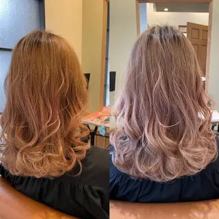 ロング 加藤 泰輔のヘアスタイル