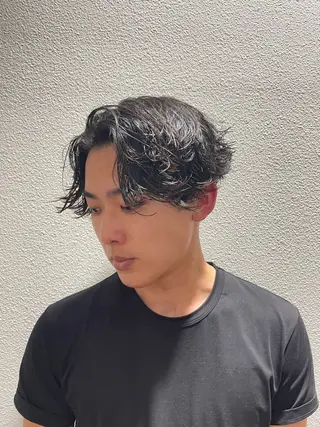 パーマ 佐藤 来輝のヘアスタイル