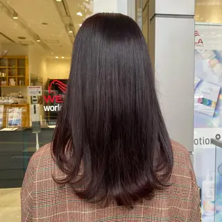 ロング カラー ヘアアレンジ 🍒透明感カラー/ emiri🍒のヘアスタイル
