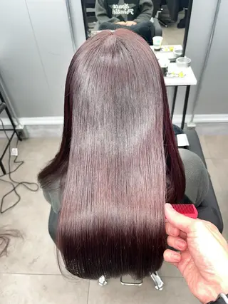 ロング カラー パーマ 🌈艶髪/髪質改善 新宿itouのヘアスタイル