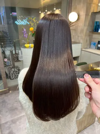 ロング カラー 髪質改善/縮毛矯正 /レイヤー/宮崎直弥のヘアスタイル