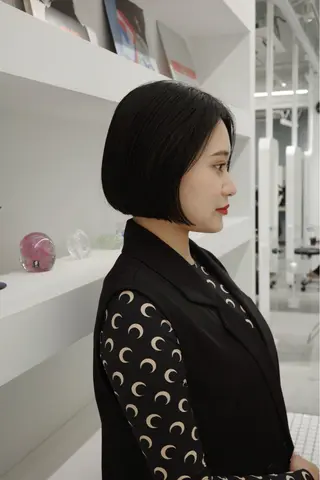 ショート カラー 🌱ぱつっと/ボブ 🌱のヘアスタイル