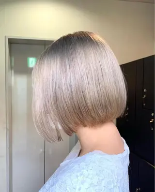 ショート カラー 銀座/メンズ特化/ ハイトーン/KANのヘアスタイル