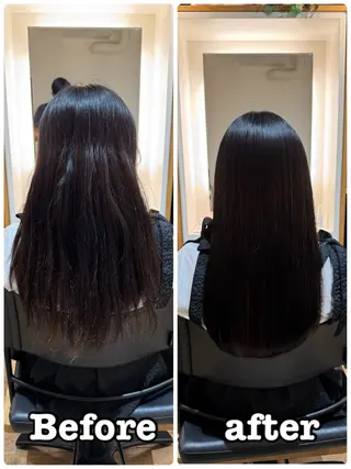 セミロング afloatkobe所属・美髪/髪質改善 川口凌弥のヘアスタイル