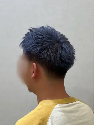 カラー メンズ 山口 玖瑠美のヘアスタイル