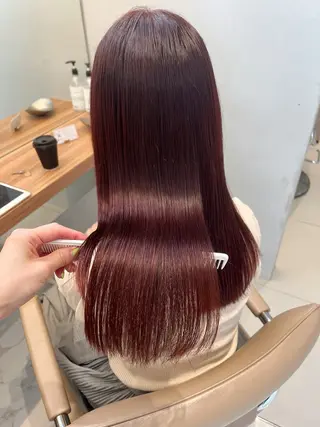 ロング カラー 愛 斗のヘアスタイル