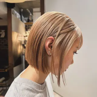 ショート fiica (フィーカ)所属・金子侑史 /縮毛矯正の人のヘアスタイル