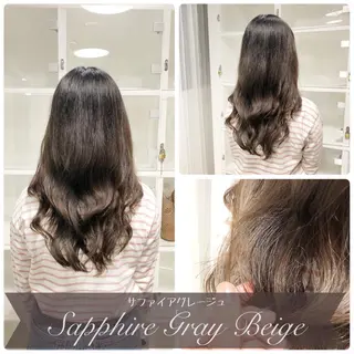 ロング カラー レイヤー/髪質改善/ 美髪矯正/手塚凌のヘアスタイル