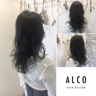 セミロング カラー ワタイショウタ 髪質改善✨眉毛サロンのヘアスタイル