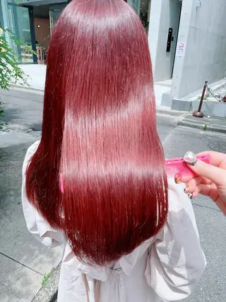 ロング カラー 💗モテ髪 ハイトーンあや💗のヘアスタイル