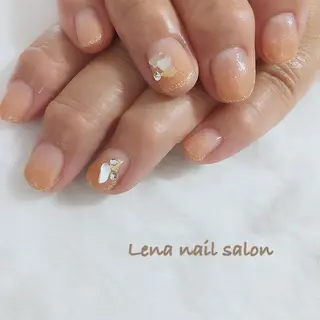 ネイル 自爪育成ネイルケア Lena  nailのネイルデザイン