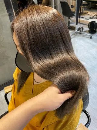 ロング 大橋 美咲のヘアスタイル