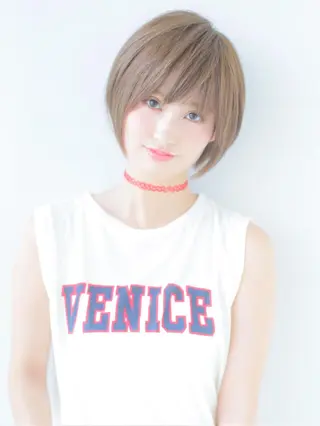 ショート ショート白髪染め無料 ／河瀬謙介のヘアスタイル