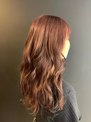 ロング カラー ヘアアレンジ 🦋韓国ヘア 坂本 菜摘🦋のヘアスタイル