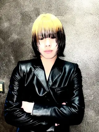 カラー メンズ デザインカラー⭐︎★ 🐆hyoma🐆のヘアスタイル