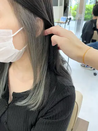 カラー 🫧松尾彩舞樹🫧 アレンジ/艶カラー✨のヘアスタイル