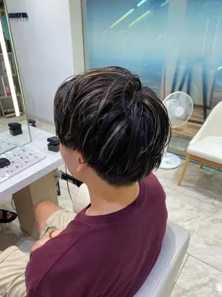ショート カラー メンズ ナチュラル艶カラー 🤎maoのヘアスタイル