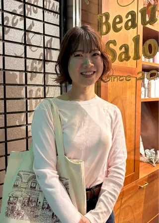 ショート パーマ SASAnagano 堀内未梨のヘアスタイル