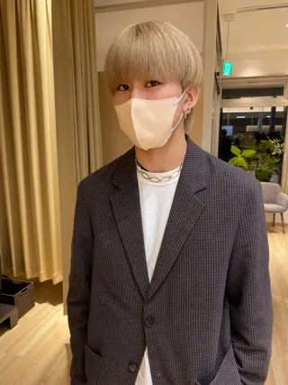 メンズ 🔅透明感カラー切田 はじめ🔆のヘアスタイル