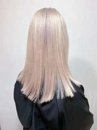 ミディアム カラー ブリーチカラーNo. 1🌈 RYOGAのヘアスタイル