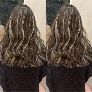 ロング カラー ヘアアレンジ 盛れる韓国ヘア♡ 🌻鈴木花🌈のヘアスタイル