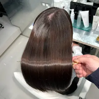 セミロング TRUNS所属・こうた/髪質改善 ストレート/ヘアケアのヘアスタイル