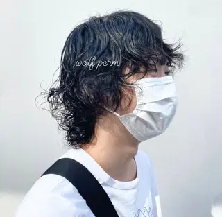 パーマ ヘアアレンジ メンズ 押切 響 のヘアスタイル